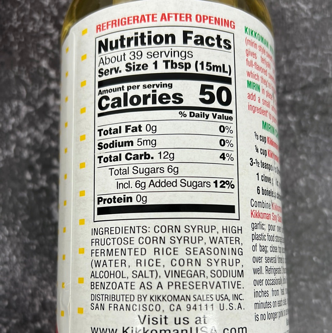 Kikkoman Kotteri Mirin 591ml