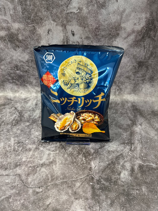 Koikeya- Niche Rich Potato Chips (Ajillo Oyster & Mackerel) 75g