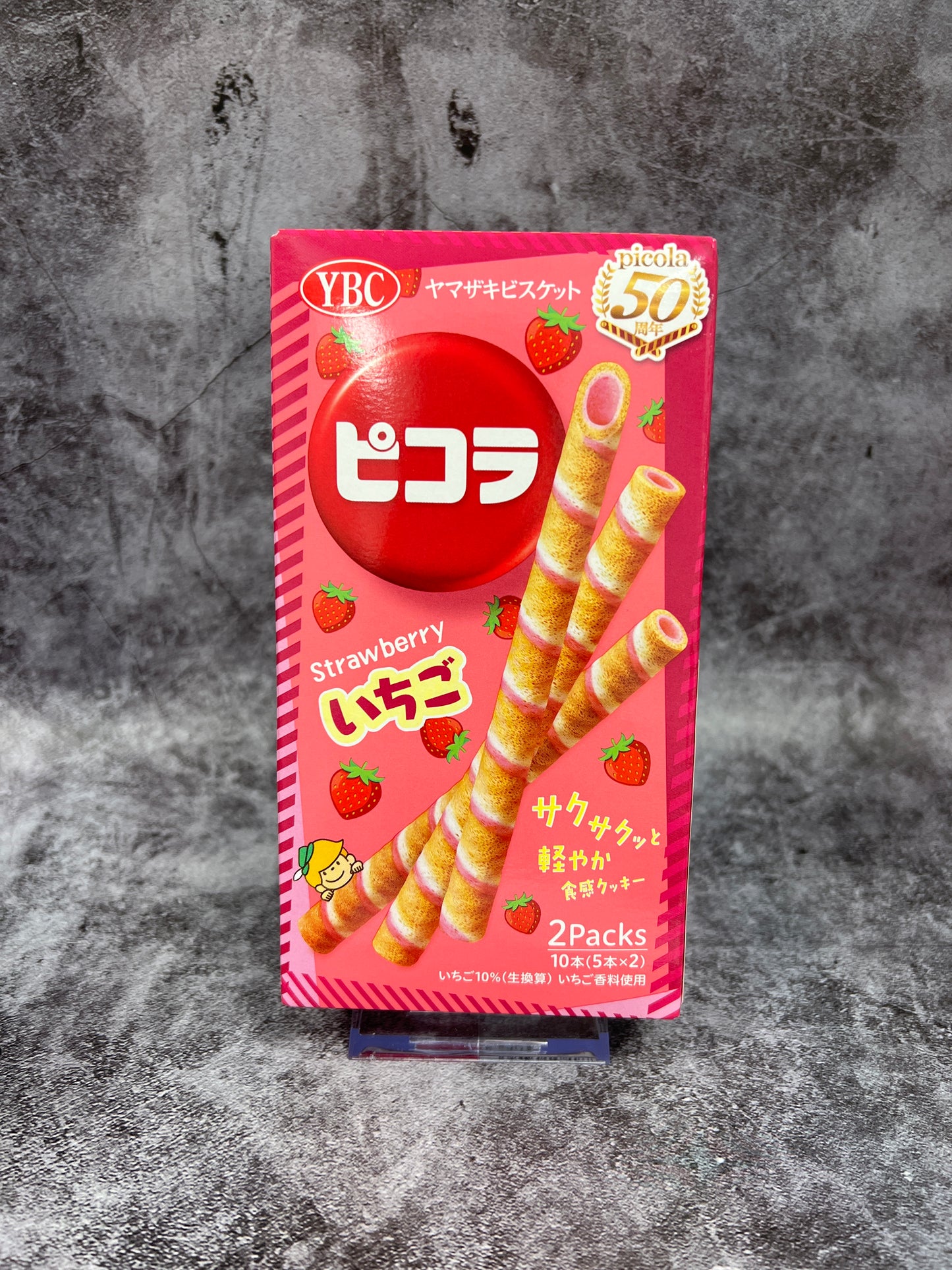 YBC - Picola Roll Cookie (Strawberry)