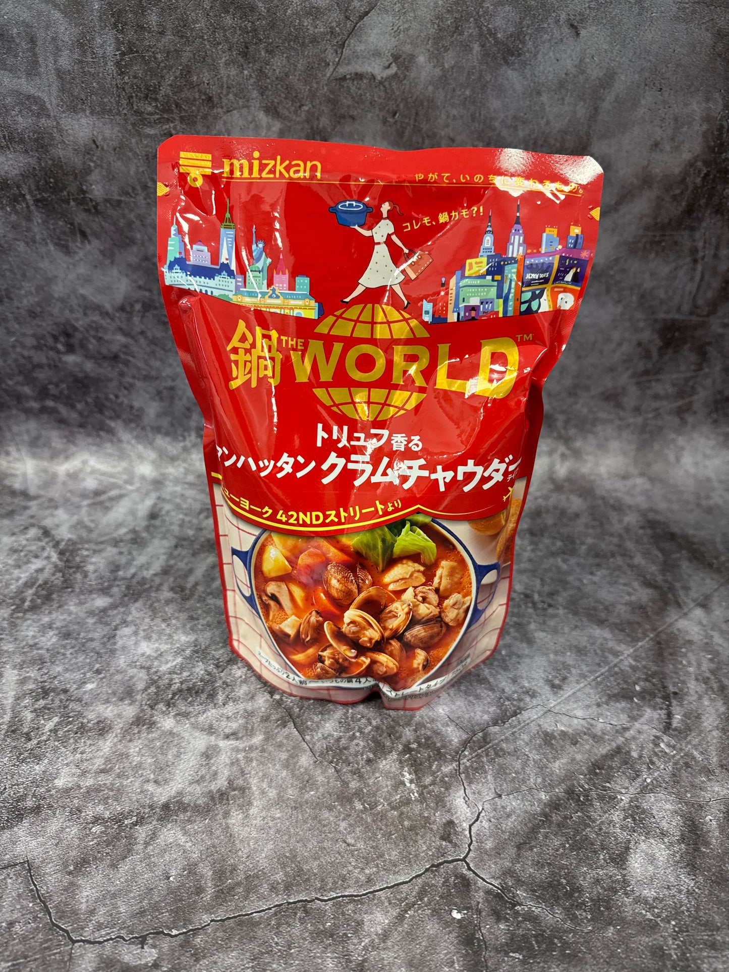 Mizkan- Nabe The World Hot Pot Soup- Truffle Flavored Manhattan Clam Chowder Soup Base