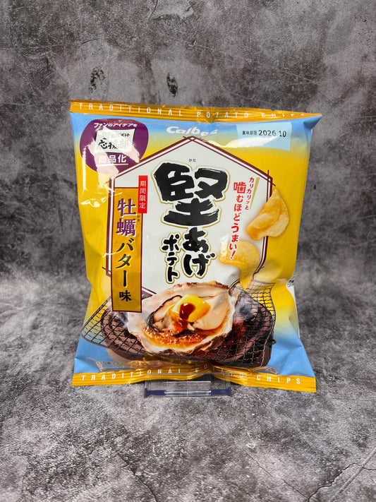 Calbee - Kataage Potato Chips (Oyster butter) 60g