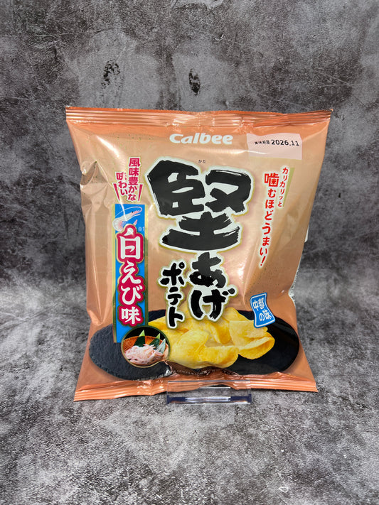 Calbee - Kataage Potato Chips (White Shrimp) 63g