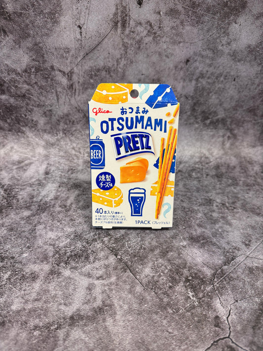 Glico- OTSUMAMI PRETZ Snack (Smoke Cheese) 24g