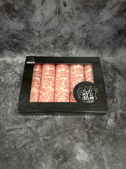 Kagoshima A5 Chuckroll Shabu Shabu 300g