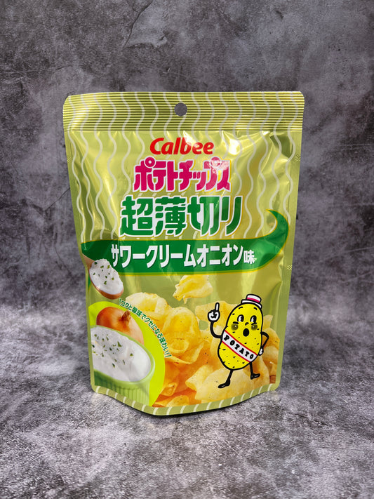 Calbee - Super Thinly Cut Potato Chips (Sour Cream Onion) 40g